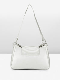 DressBerry Abstract Printed Structured Shoulder Bag