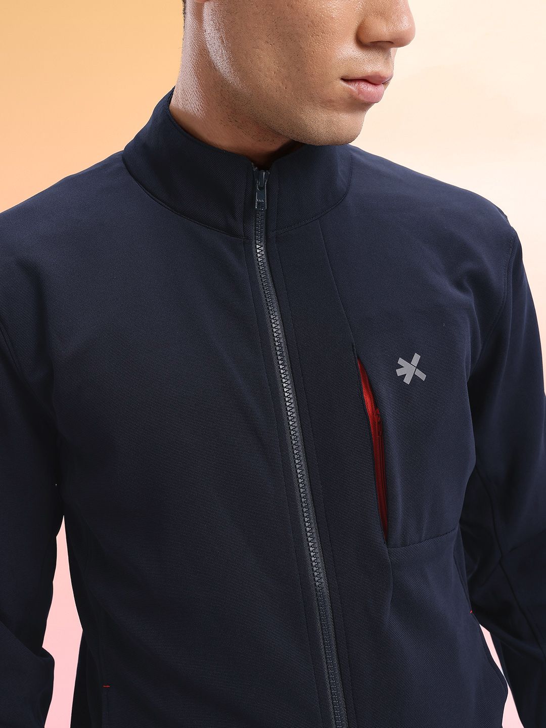 HRX by Hrithik Roshan Mock Collar Tailored Jacket