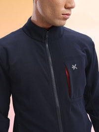 HRX by Hrithik Roshan Mock Collar Tailored Jacket