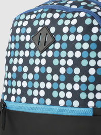 Gear Boys Blue & Black Geometric Uber Backpack