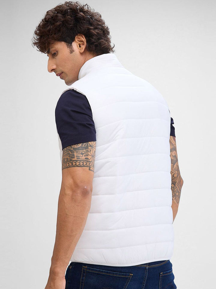 SPYKAR Men Sleeveless Regular Fit Padded Jacket