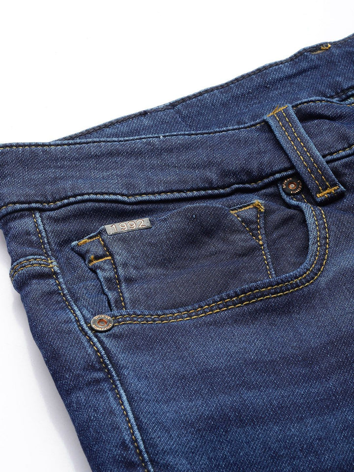 SPYKAR Men Skinny Slim Fit Low-Rise Light Fade Stretchable Jeans