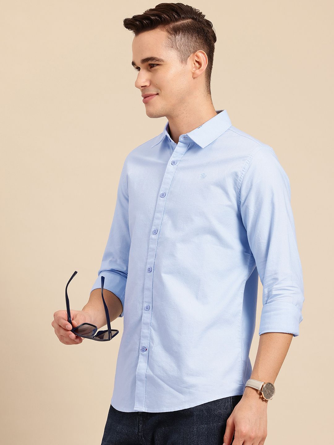 Being Human Pure Cotton Classic Slim Fit Casual Shirt