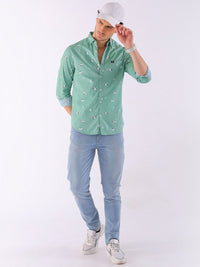 The Indian Garage Co Men Regular Fit Floral Printed Casual Shirt