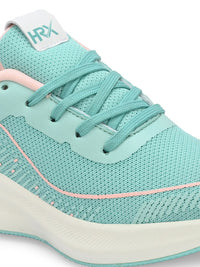 HRX by Hrithik Roshan Women Sea Green & White Memory Foam Mesh Running Shoes