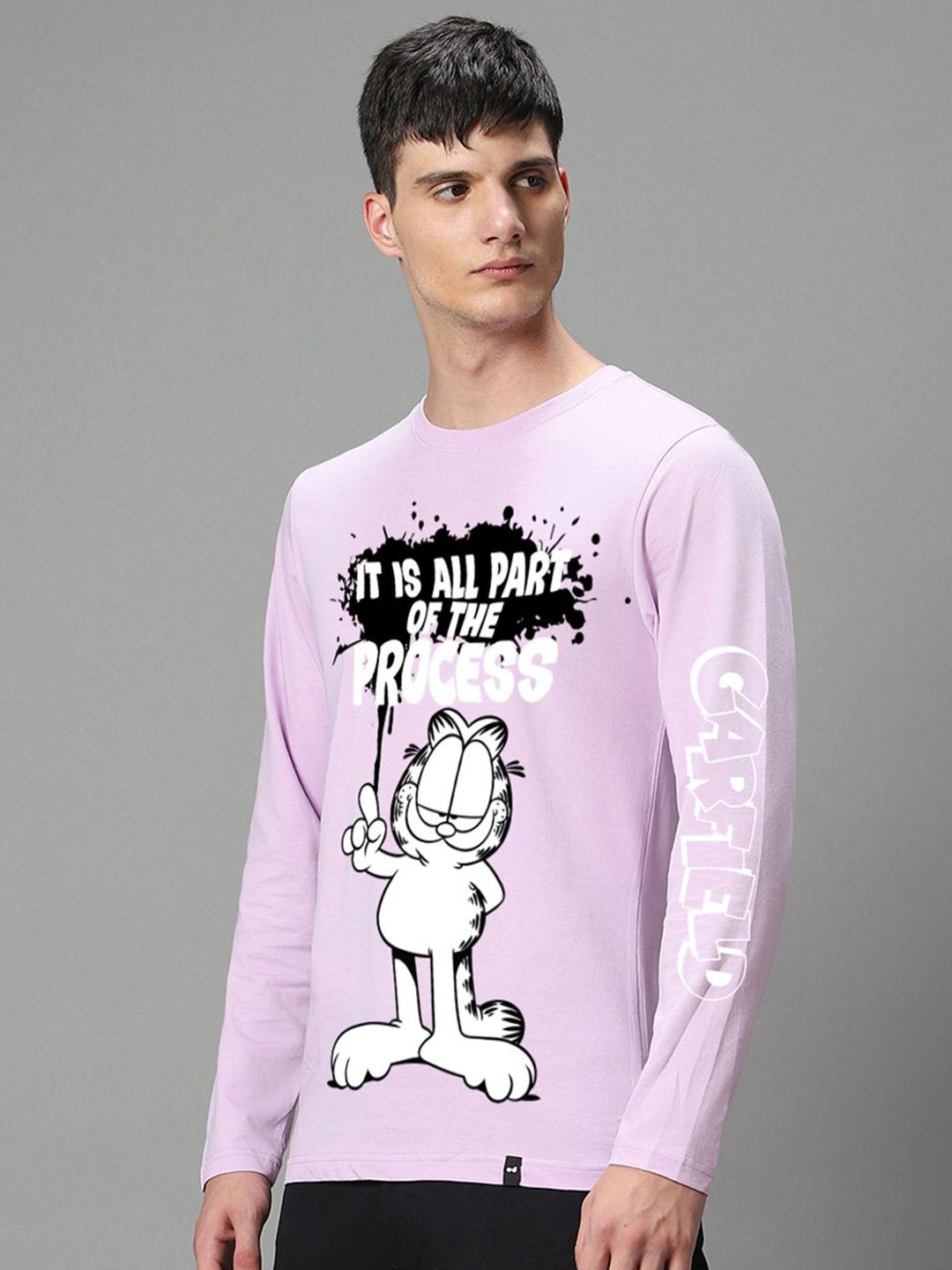 Bewakoof Men Typography Printed Round Neck Pure Cotton T-shirt