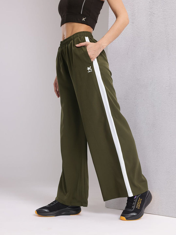 HRX by Hrithik Roshan Women Side Stripe Rapid-Dry Training Track Pants