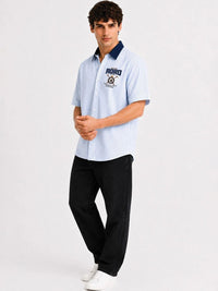 ADRO Men Relaxed Striped Casual Shirt