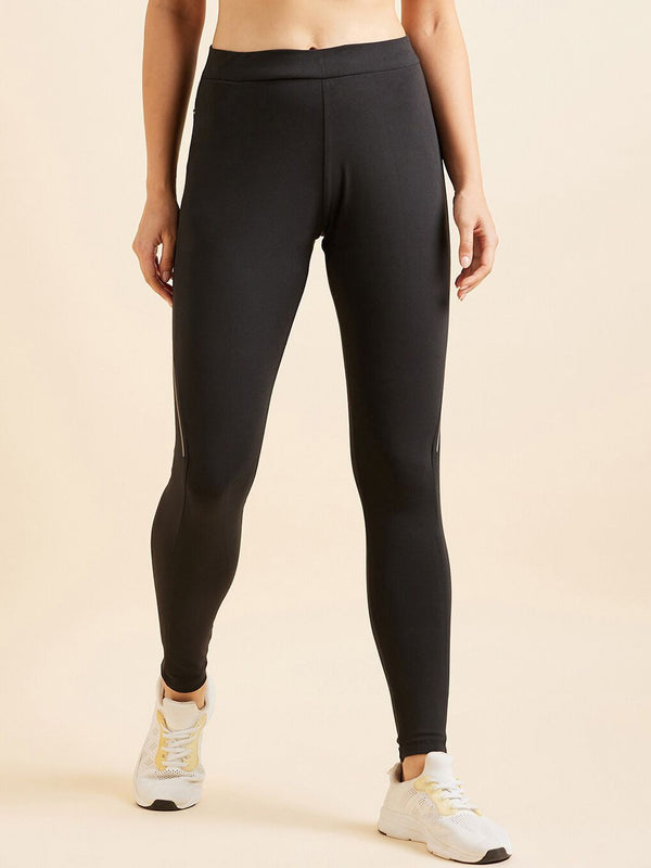 Sweet Dreams Women Brown Ankle Length Sports Tights