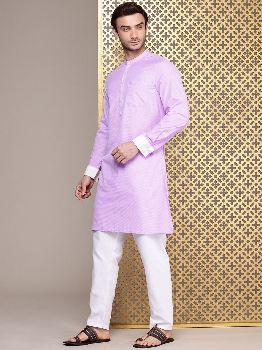 House of Pataudi Pure Cotton Jashn Kurta