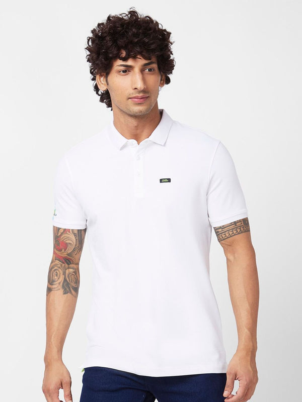 SPYKAR Polo Collar Slim Fit T-shirt