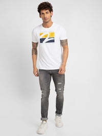 SPYKAR Men Typography Printed Slim Fit T-shirt