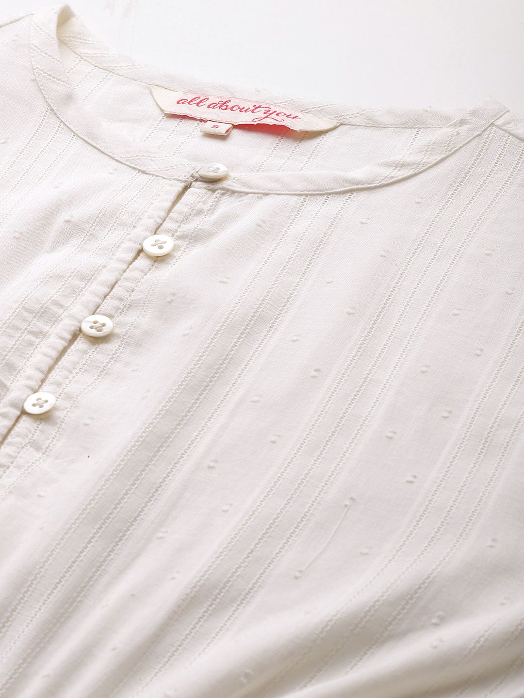 all about you Pure Cotton Cinched Waist A-Line Dress