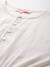 all about you Pure Cotton Cinched Waist A-Line Dress
