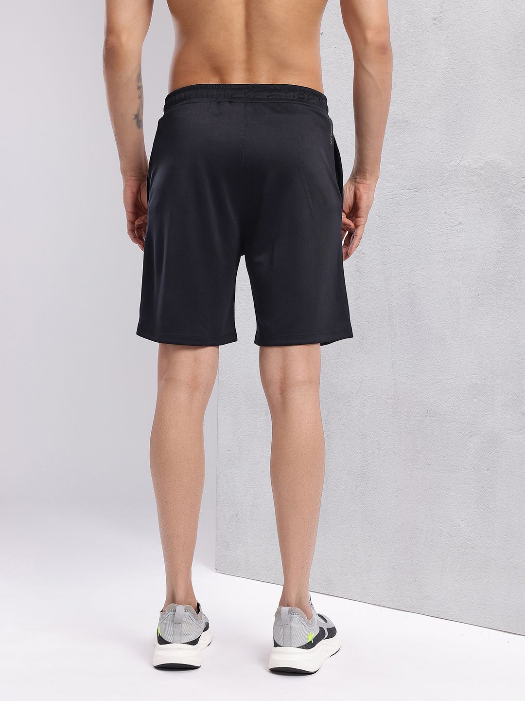HRX by Hrithik Roshan Men Typography Printed Mid-Rise Rapid-Dry Training Shorts