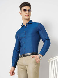 The Indian Garage Co. X Luxe Slim Fit Spread Collar Long Sleeves Formal Shirt