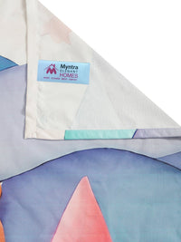Myntra Elegant Homes Multicoloured Floral 300 TC King Bedsheet with 2 Pillow Covers