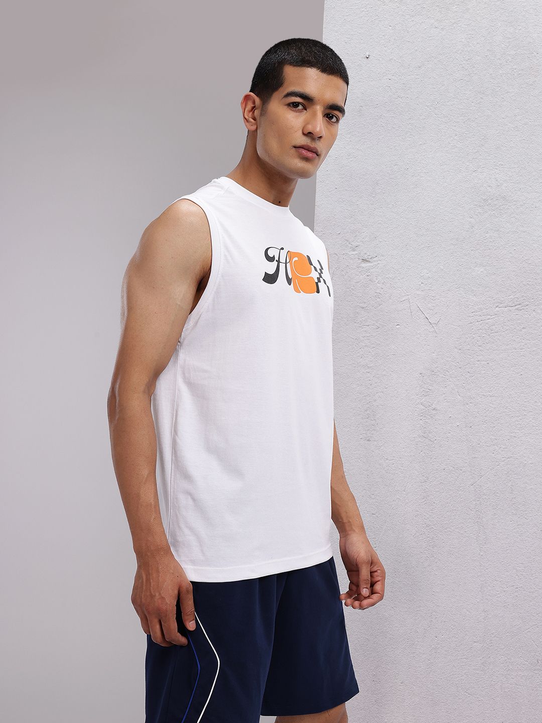 HRX by Hrithik Roshan Men Brand Logo Printed Lifestyle T-shirt