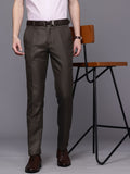 Raymond Men Textured Slim Fit Formal Trousers