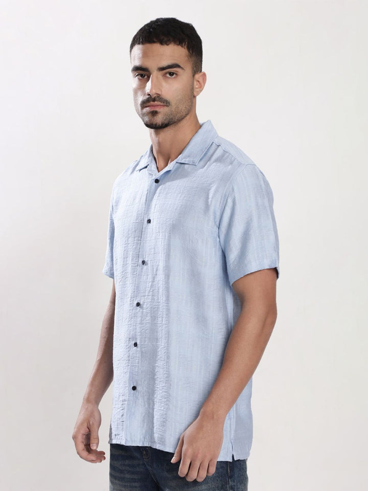 Bene Kleed Men Regular Fit Textured Casual Shirt