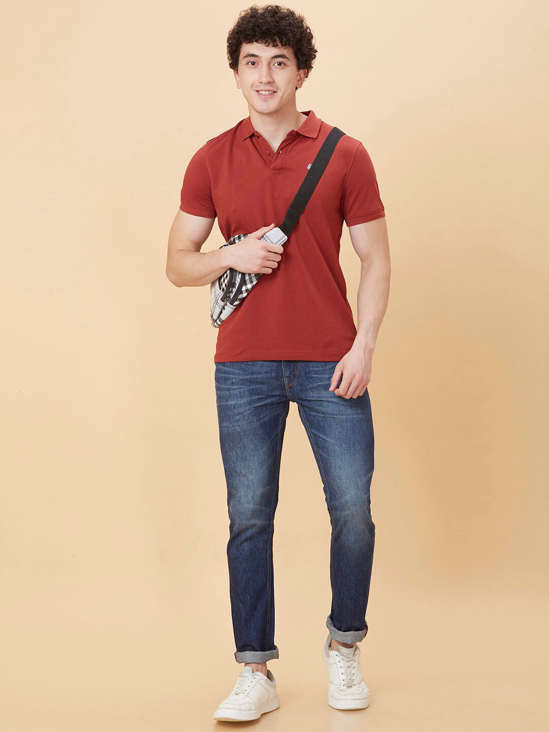 Being Human Polo Collar T-shirt