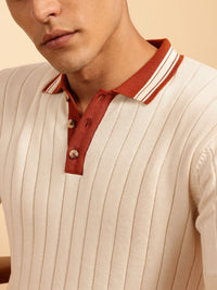 French Connection Men Polo Collar T-shirt