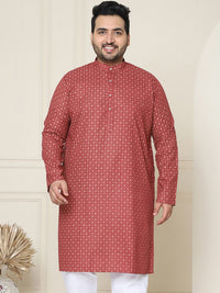 SOJANYA PLUS Motif Etnik Bercetak Kurta