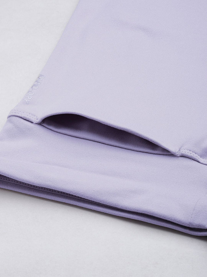 HRX By Hrithik Roshan EDGE Women Misty Lilac Rapid-Dry Cut & Sew Tights