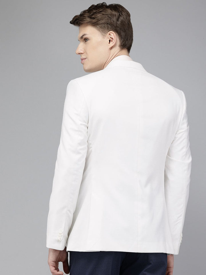 Park Avenue Notched Lapel Single Breasted Super Slim Fit Formal Blazer