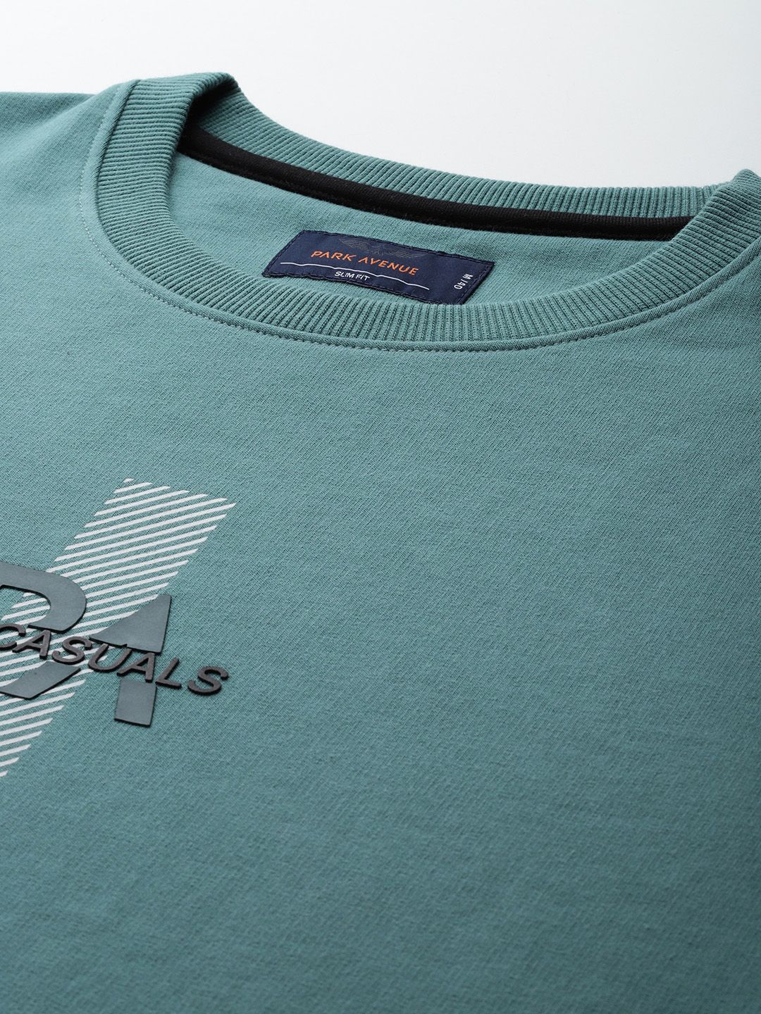 Park Avenue Slim Fit Printed Sweatshirt