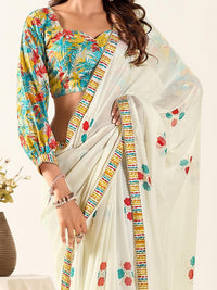 Saree mall Ethnic Motifs Pure Georgette Saree