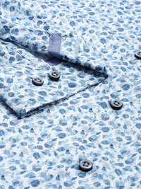 Park Avenue Slim Fit Opaque Floral Printed Pure Cotton Casual Shirt