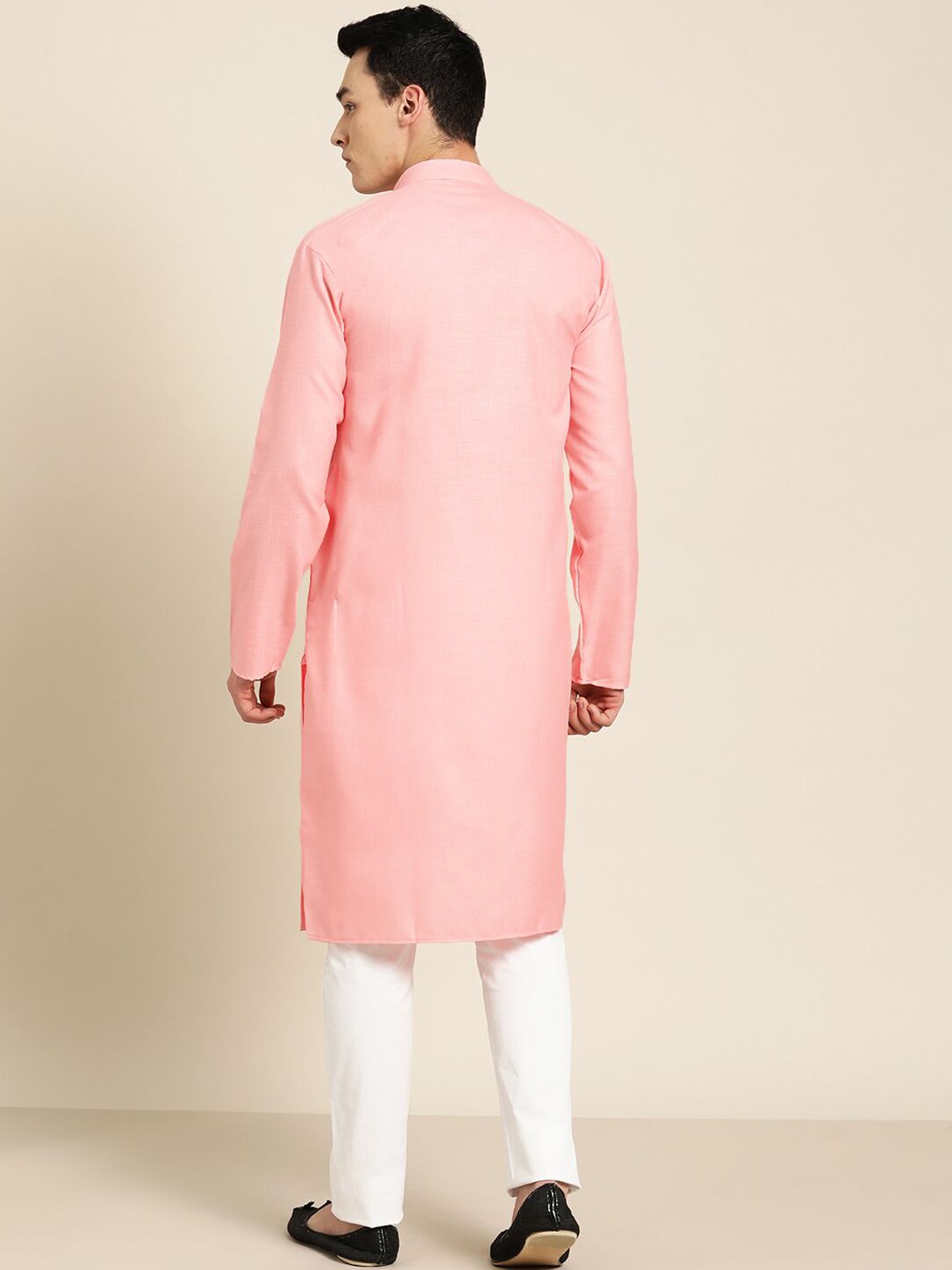 SOJANYA Mandarin Collar Straight Kurta