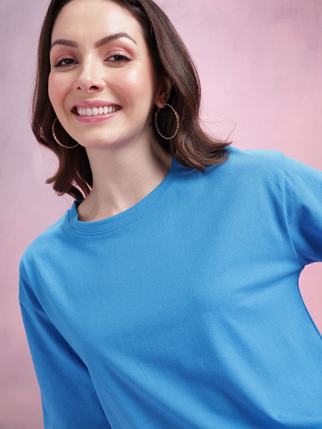 DressBerry Drop-Shoulder Boxy T-shirt