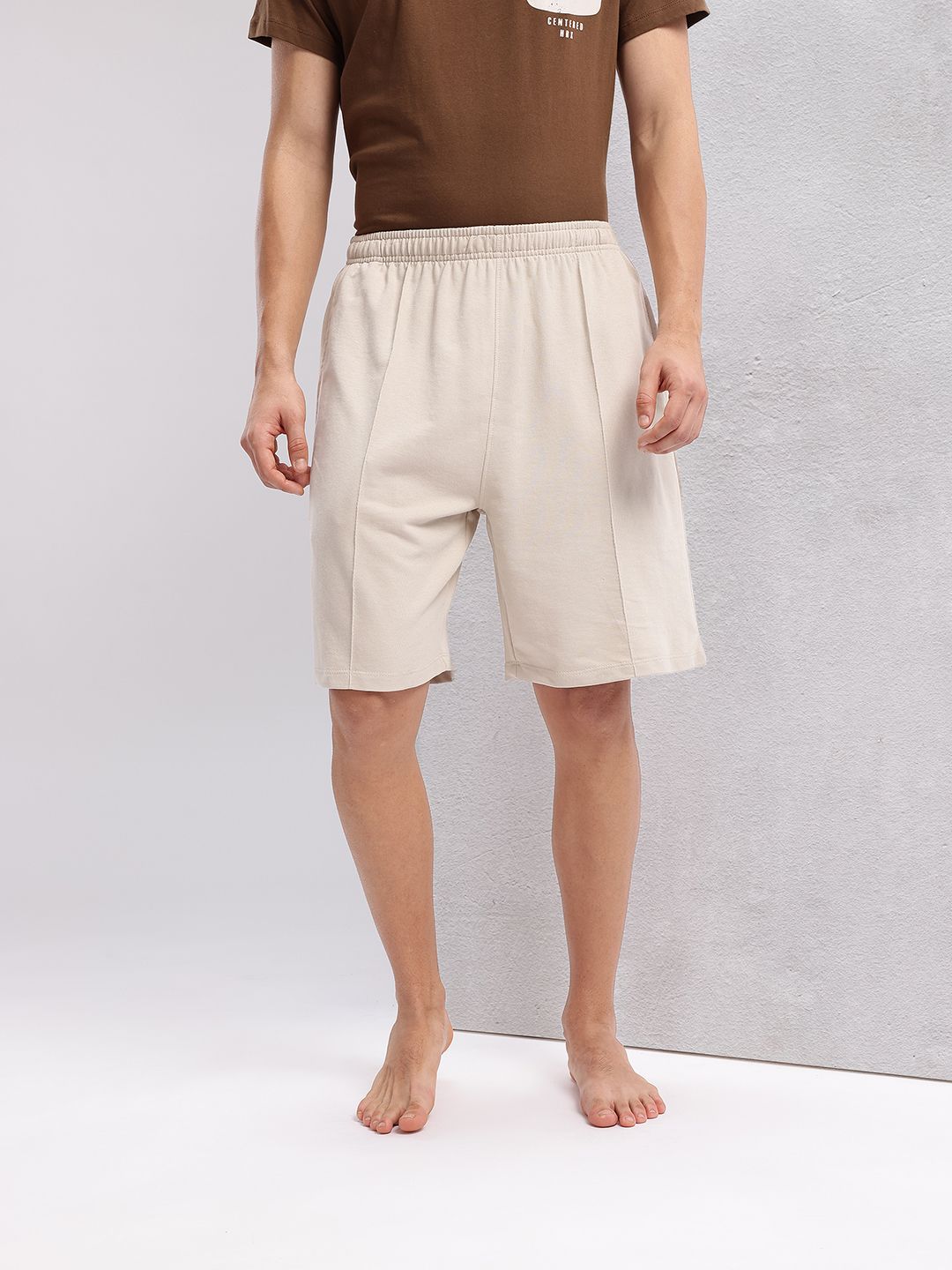 HRX by Hrithik Roshan Men Paneled Yoga Shorts
