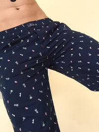 The Indian Garage Co Men's Pure Cotton Printed Lounge Pants