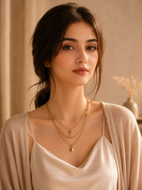 VOGUE PANASH Kalung Berlapis Emas Berlapis Emas