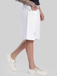 Bene Kleed Men Baggy Fit Distressed Denim Shorts