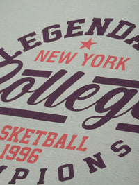 DILLINGER Men Grey & Black Sports Printed Drop-Shoulder Sleeves Pure Cotton Oversized T-shirt