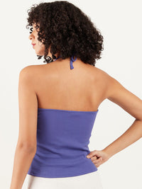 Athena Halter Neck Ruffles Regular Top