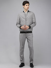 Park Avenue Checked Neo Fit 2 Piece Formal Suits