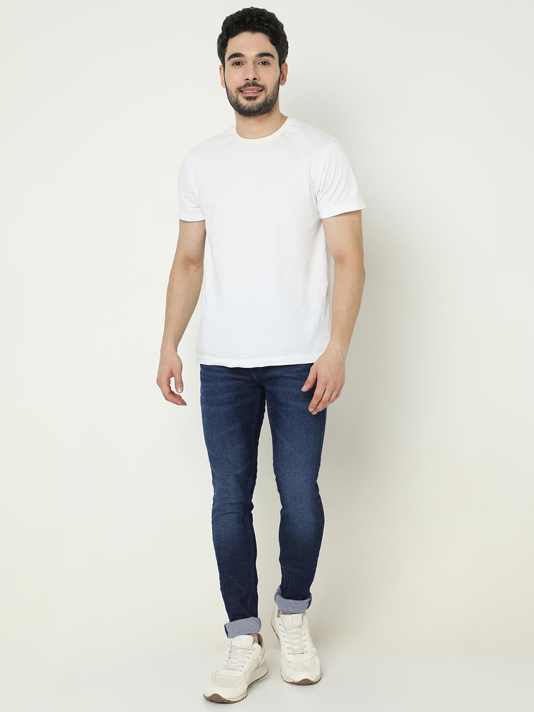 SPYKAR Men Slim Fit Low-Rise Light Fade Stretchable Jeans