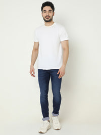 SPYKAR Men Slim Fit Low-Rise Light Fade Stretchable Jeans