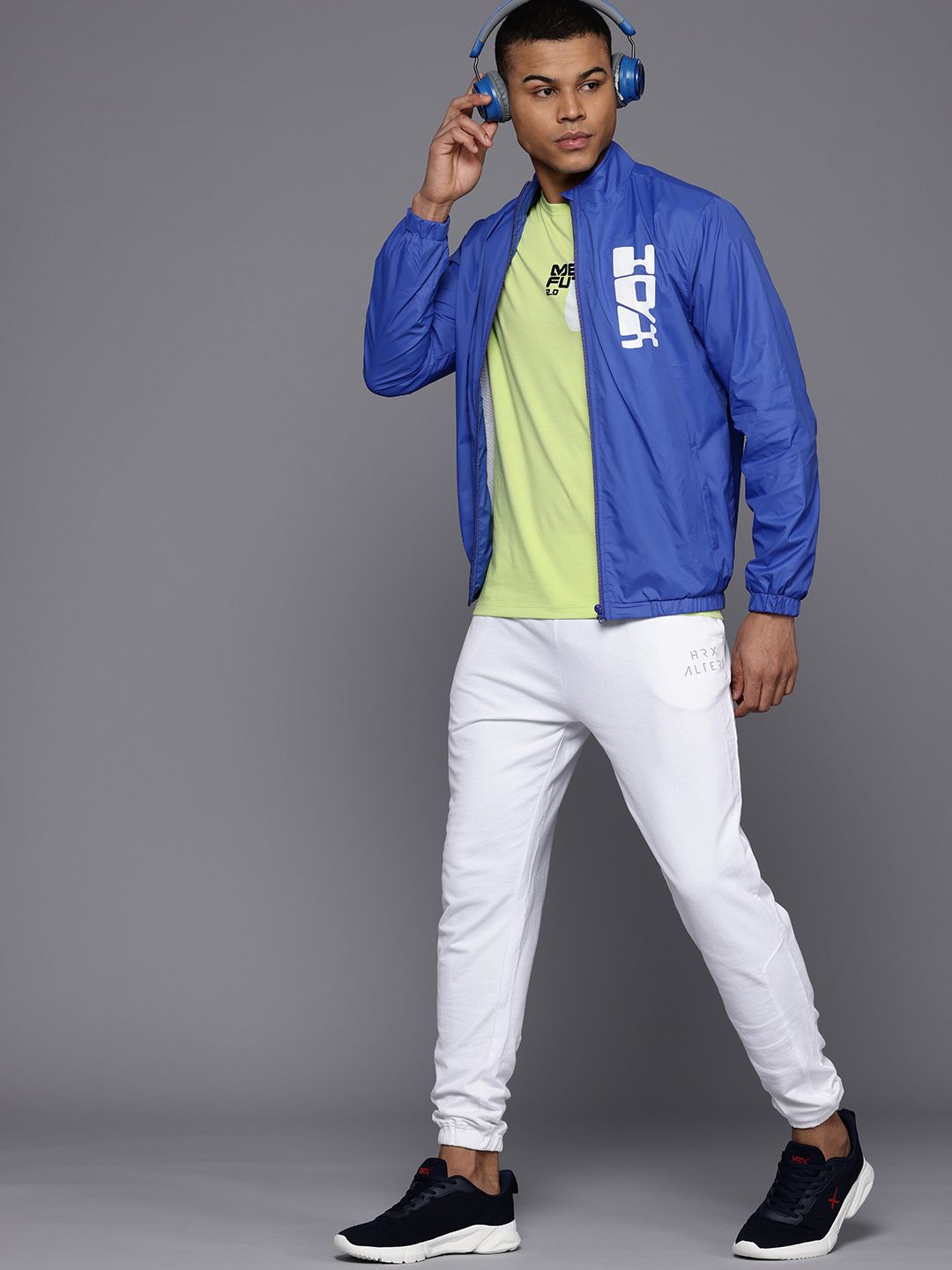 HRX by Hrithik Roshan Typography Tailored Lifestyle Jacket