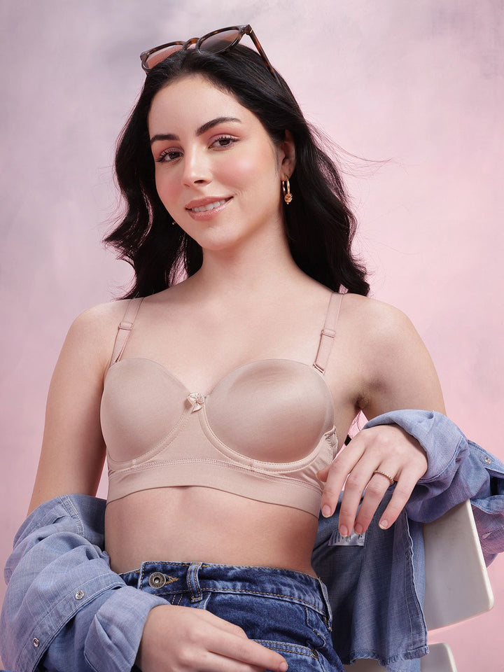DressBerry Underwired Padded Balconette Bra