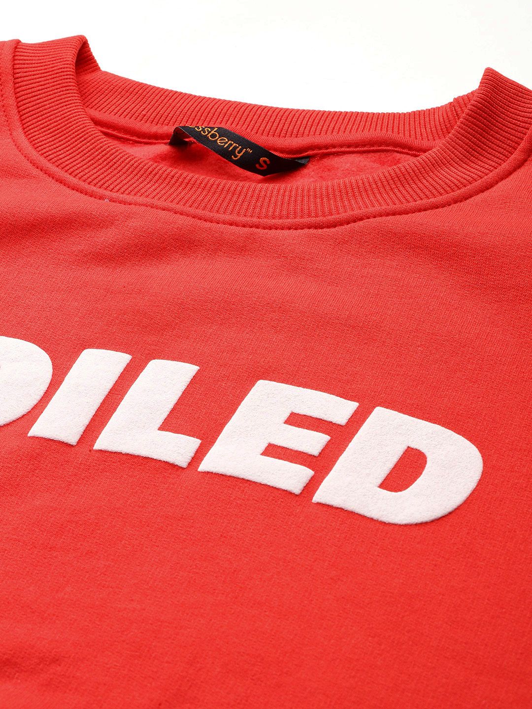 DressBerry Typography Print Sweatshirt