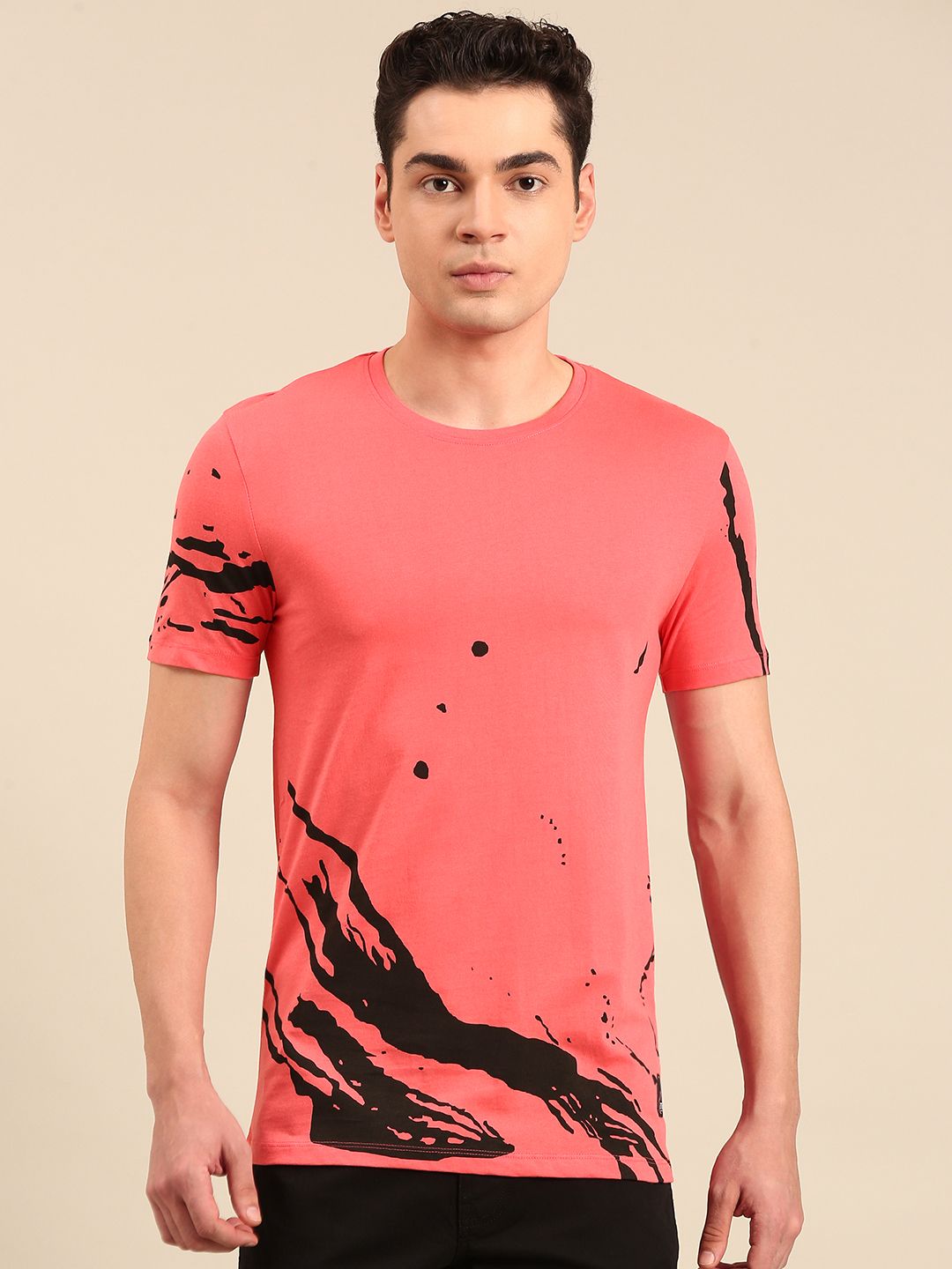 Being Human Printed Pure Cotton T-shirt