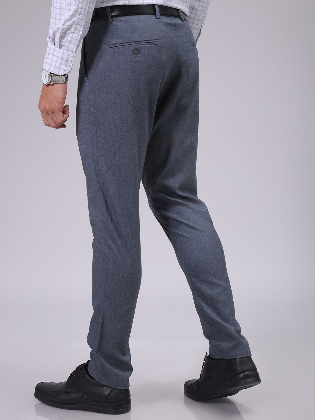 The Indian Garage Co. X Luxe Men Slim Fit Formal Trousers