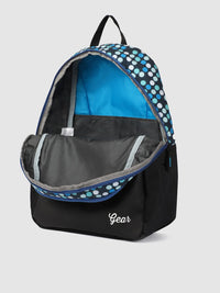 Gear Boys Blue & Black Geometric Uber Backpack