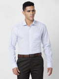Park Avenue Pure Cotton Slim Fit Opaque Checked Formal Shirt